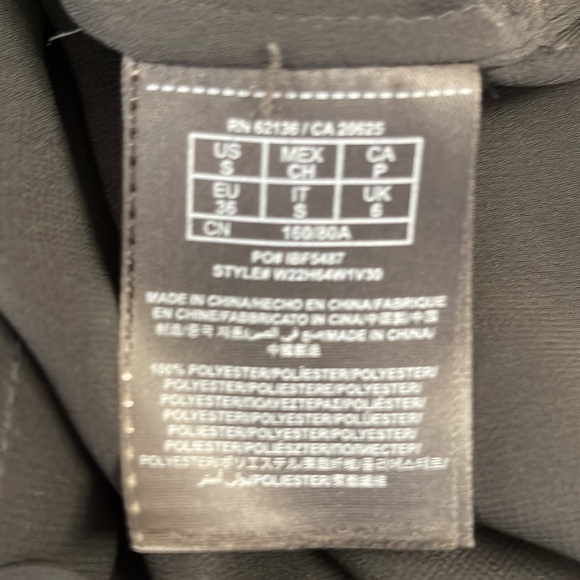 Guess Black Woven Shirt 
Style # W22H64W1V30 - Picture 4 of 4